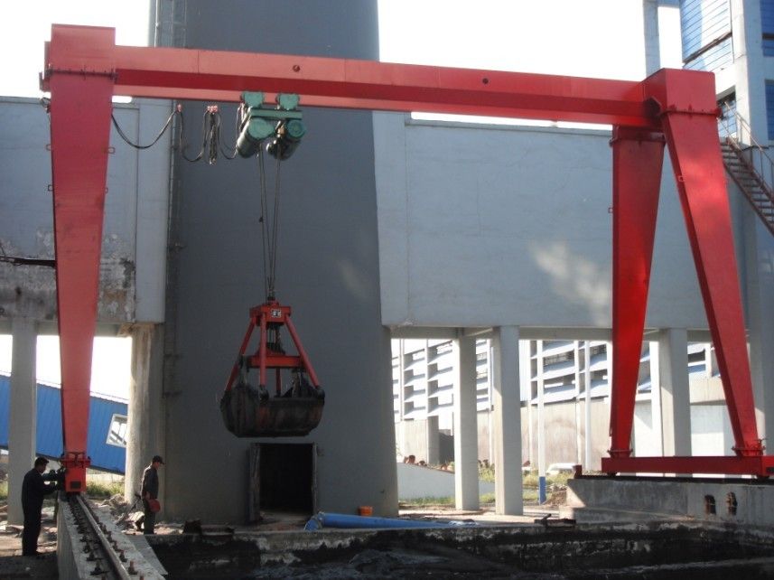 MHZ늄(dng)JץT(mn)ʽؙC MHZ type electric hoist grab gantry crane